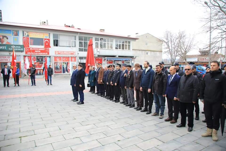 18 Mart Çanakkale Zaferi ve Şehitlerimizi Anma Günü Münasebetiyle Çelenk Sunma Töreni Düzenlendi.